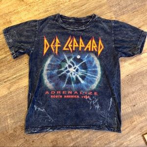 Kids Sweet Def Leppard Shirt Youth Small 6-8yrs